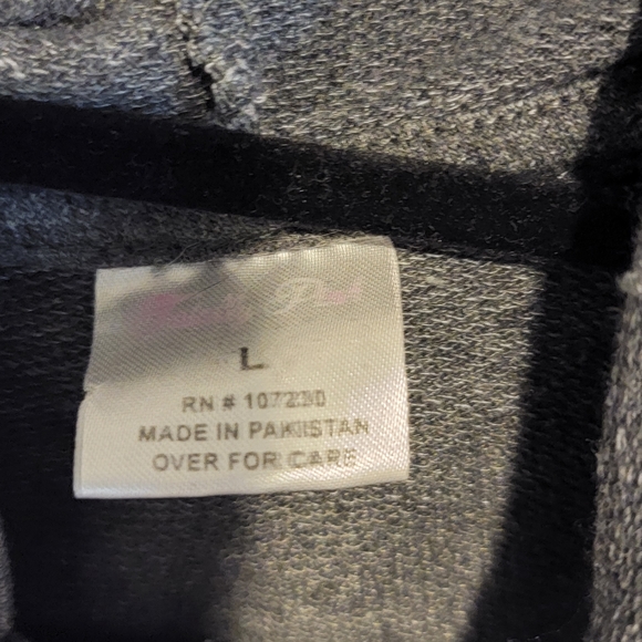 Totally pink women's vest hoodie sweatshirt large - Picture 2 of 4